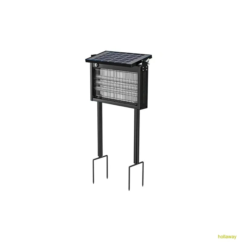 Outdoor waterproof solar-powered mosquito and fly killer
