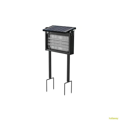Outdoor waterproof solar-powered mosquito and fly killer